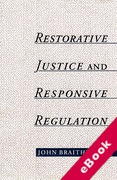 Cover of Restorative Justice and Responsive Regulation (eBook)
