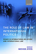 Cover of The Role of Law in International Politics