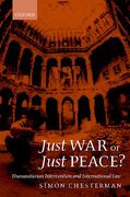 Cover of Just War or Just Peace?
