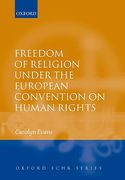 Cover of Freedom of Religion Under the European Convention on Human Rights