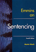 Cover of Emmins on Sentencing