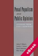 Cover of Penal Populism and Public Opinion (eBook)
