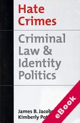 Cover of Hate Crimes: Criminal Law and Identity Politics (eBook)