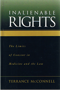 Cover of Inalienable Rights The Limits of Consent in Medicine and the Law