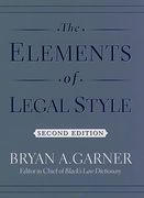 Cover of The Elements of Legal Style