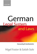 Cover of German Legal System and Laws