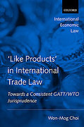 Cover of Like Products in International Trade Law