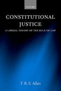 Cover of Constitutional Justice: A Liberal Theory of the Rule of Law