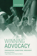 Cover of Winning Advocacy: Preparation, Questions, Argument
