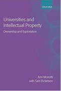 Cover of Universities and Intellectual Property: Ownership and Exploitation