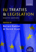 Cover of EU Treaties and Legislation