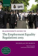 Cover of Blackstone's Guide to the Employment Equality Regulations 2003