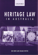 Cover of Heritage Law in Australia