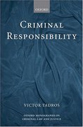 Cover of Criminal Responsibilty