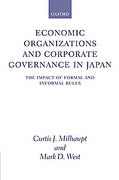 Cover of Economic Organizations and Corporate Governance in Japan