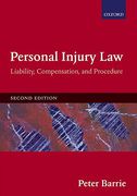 Cover of Personal Injury Law: Liability, Compensation, Procedure
