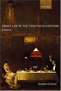 Cover of Family Law in the Twentieth Century: A History