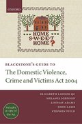 Cover of Blackstone's Guide to The Domestic Violence, Crime and Victims Act 2004