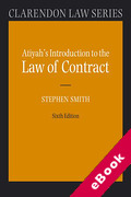Cover of Atiyah's Introduction to the Law of Contract (eBook)