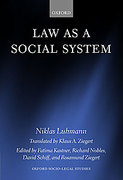 Cover of Law as a Social System