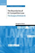 Cover of Boundaries of EC Competition Law: The Scope of Article 81