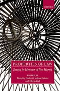 Cover of Properties of Law: Essays in Honour of Jim Harris