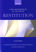 Cover of Cases and Materials on the Law of Restitution