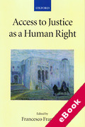 Cover of Access to Justice as a Human Right (eBook)
