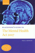 Cover of Blackstone's Guide to the Mental Health Act 2007