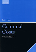 Cover of Criminal Costs: A Practical Guide 