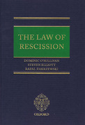 Cover of The Law of Rescission