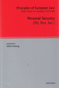 Cover of Principles of European Law Volume 4: Personal Security Contracts