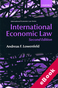 Cover of International Economic Law (eBook)