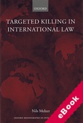 Cover of Targeted Killing in International Law (eBook)