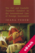 Cover of The Fair and Equitable Treatment Standard in International Foreign Investment Law (eBook)