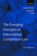 Cover of Emerging Principles of International Competition Law