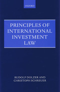 Cover of Principles of International Investment Law