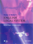 Cover of Walker & Walker's English Legal System