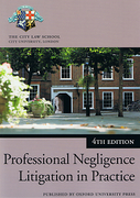 Cover of Bar Manual: Professional Negligence Litigation in Practice 
