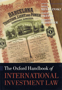 Cover of The Oxford Handbook of International Investment Law