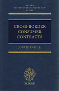 Cover of Cross-Border Consumer Contracts