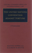 Cover of The United Nations Convention Against Torture: A Commentary