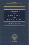 Cover of Agreements on Jurisdiction and Choice of Law