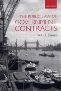 Cover of The Public Law of Government Contracts