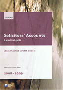 Cover of LPC: Solicitors' Accounts: A Practical Guide 2008 - 2009