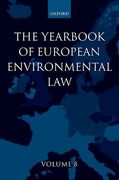 Cover of The Yearbook of European Environmental Law: Volume 8