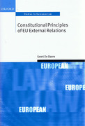 Cover of Constitutional Principles of EU External Relations