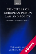 Cover of Principles of European Prison Law and Policy (eBook)