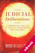 Cover of Judicial Deliberations: A Comparative Analysis of Transparency and Legitimacy (eBook)