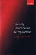 Cover of Disability Discrimination in Employment